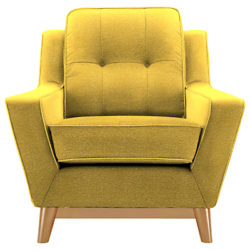 G Plan Vintage The Fifty Three Armchair Bobble Mustard